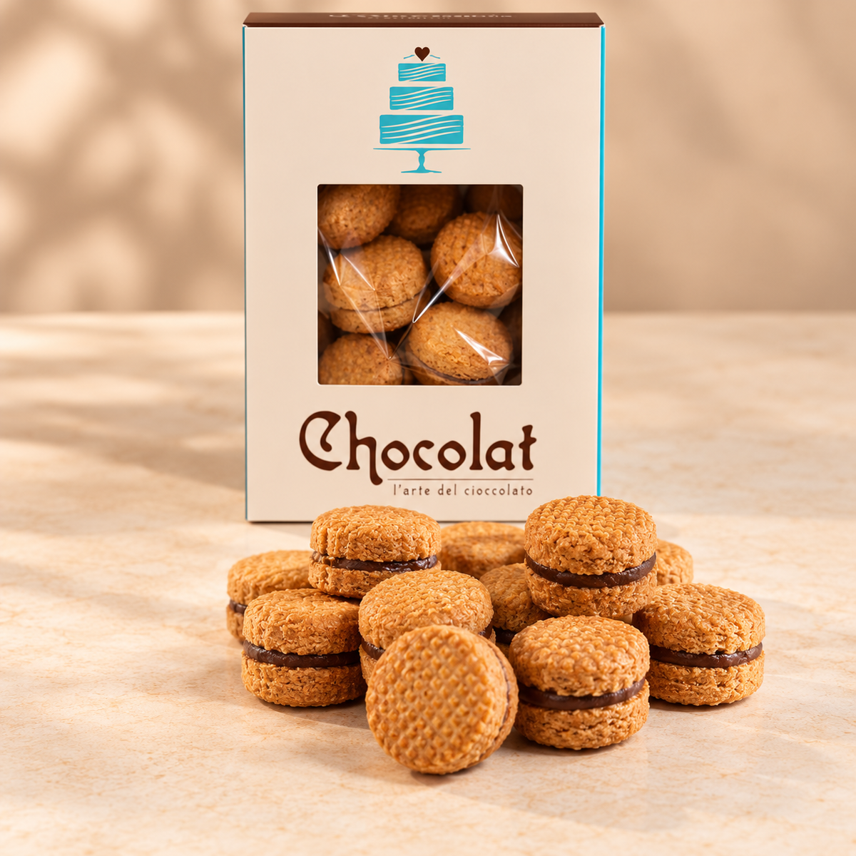 Baci di dama alla nocciola