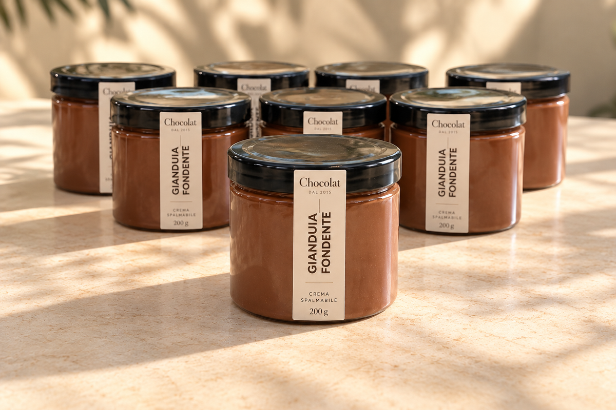Crema spalmabile Gianduia fondente