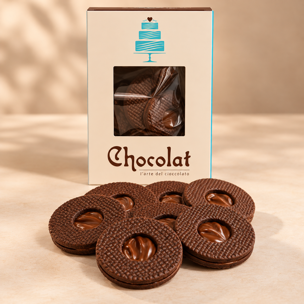 Occhi di bue cacao e cioccolato