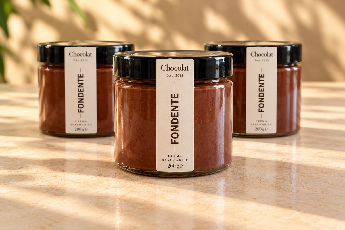 Crema spalmabile al cioccolato fondente 70%